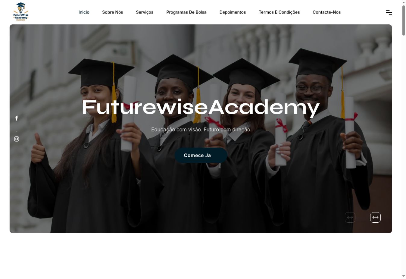 FutureWise Academy — International education website