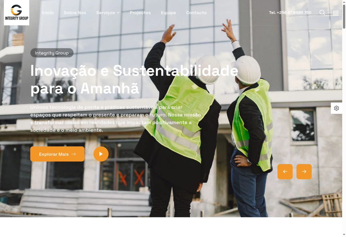 Integrity Group — Construction and engineering website