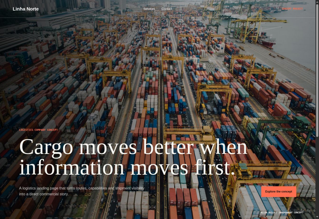 Linha Norte — Independent logistics concept