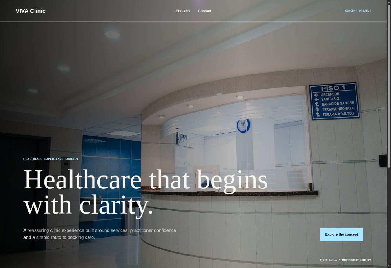 VIVA Clinic — Independent healthcare concept